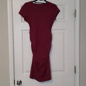 3/$20 Short Sleeve Ruched  dress. Sz medium